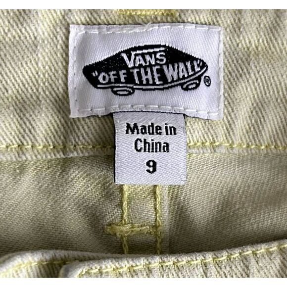 Vans Denim Jeans – Butter Yellow – Women’s Size 9 - Picture 3 of 3